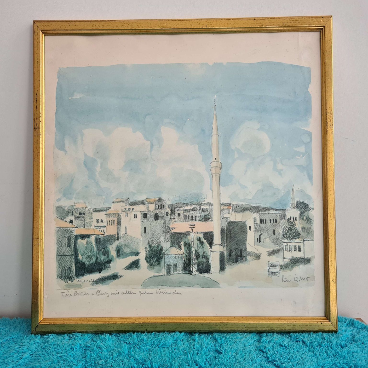 çerçevesinde-ürgüp-manzara-resmi-tablo-1