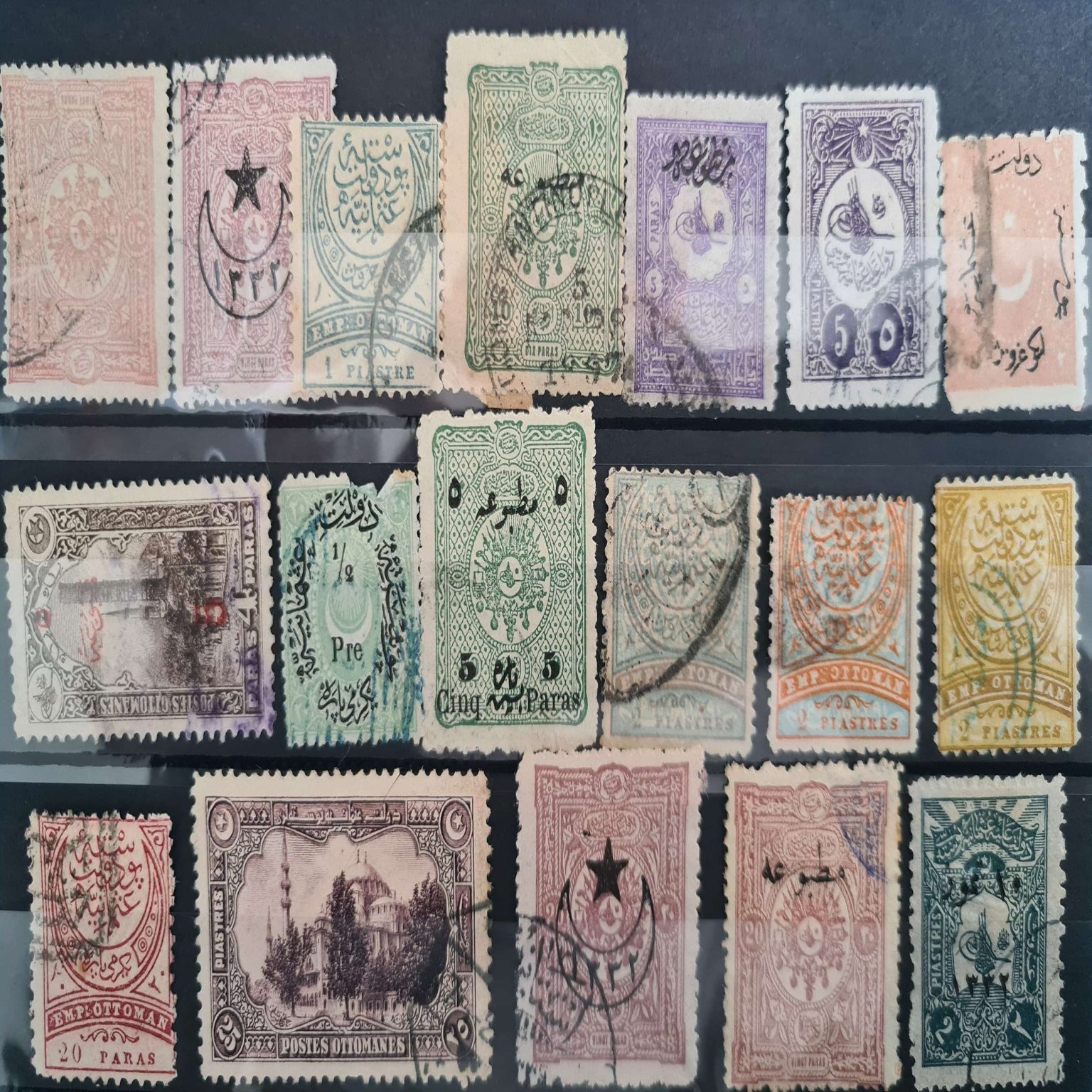 18-adet-nadir-değerli-Osmanlı-pulları-lot-5
