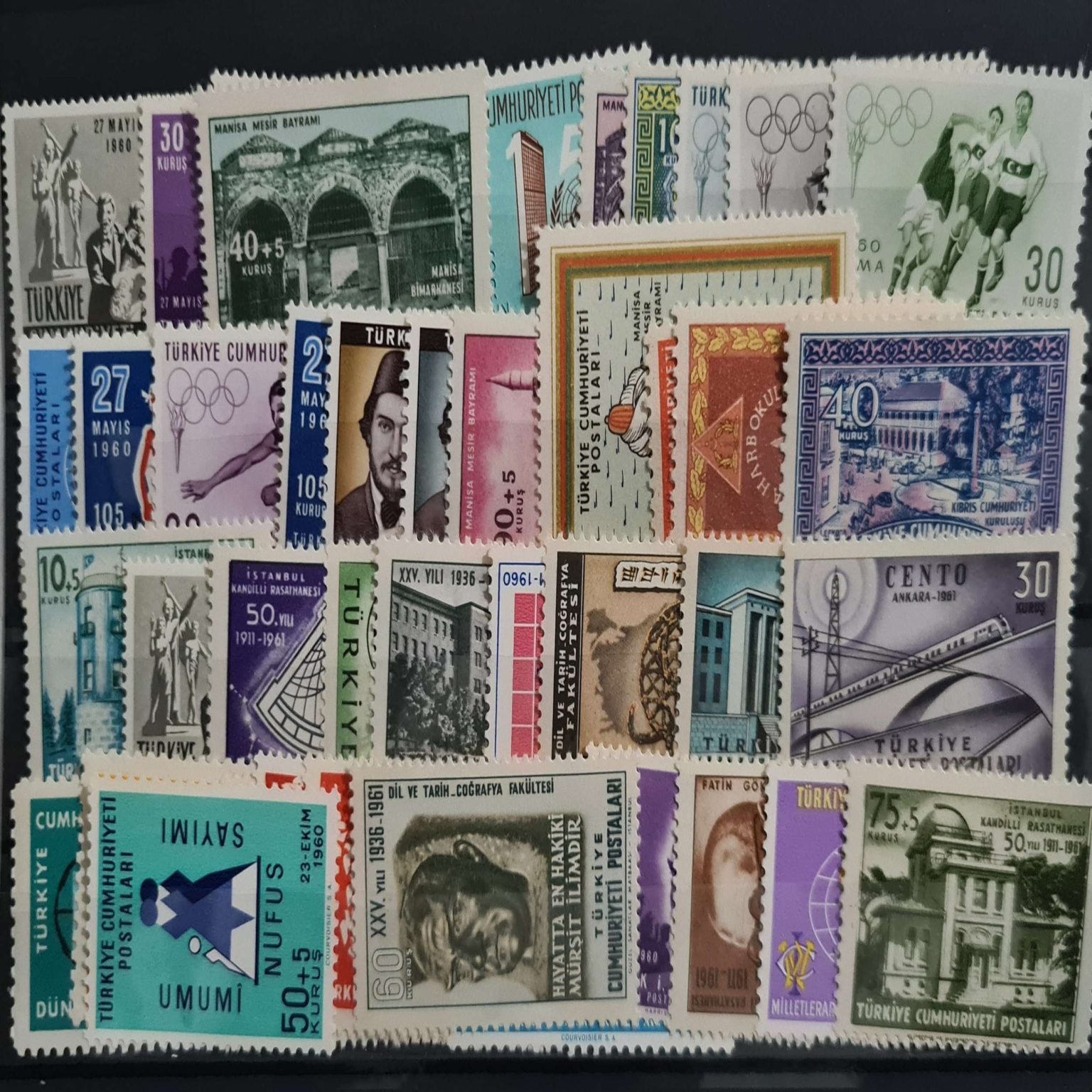 1960-yılı-cumhuriyet-pulları-tam-seri-1