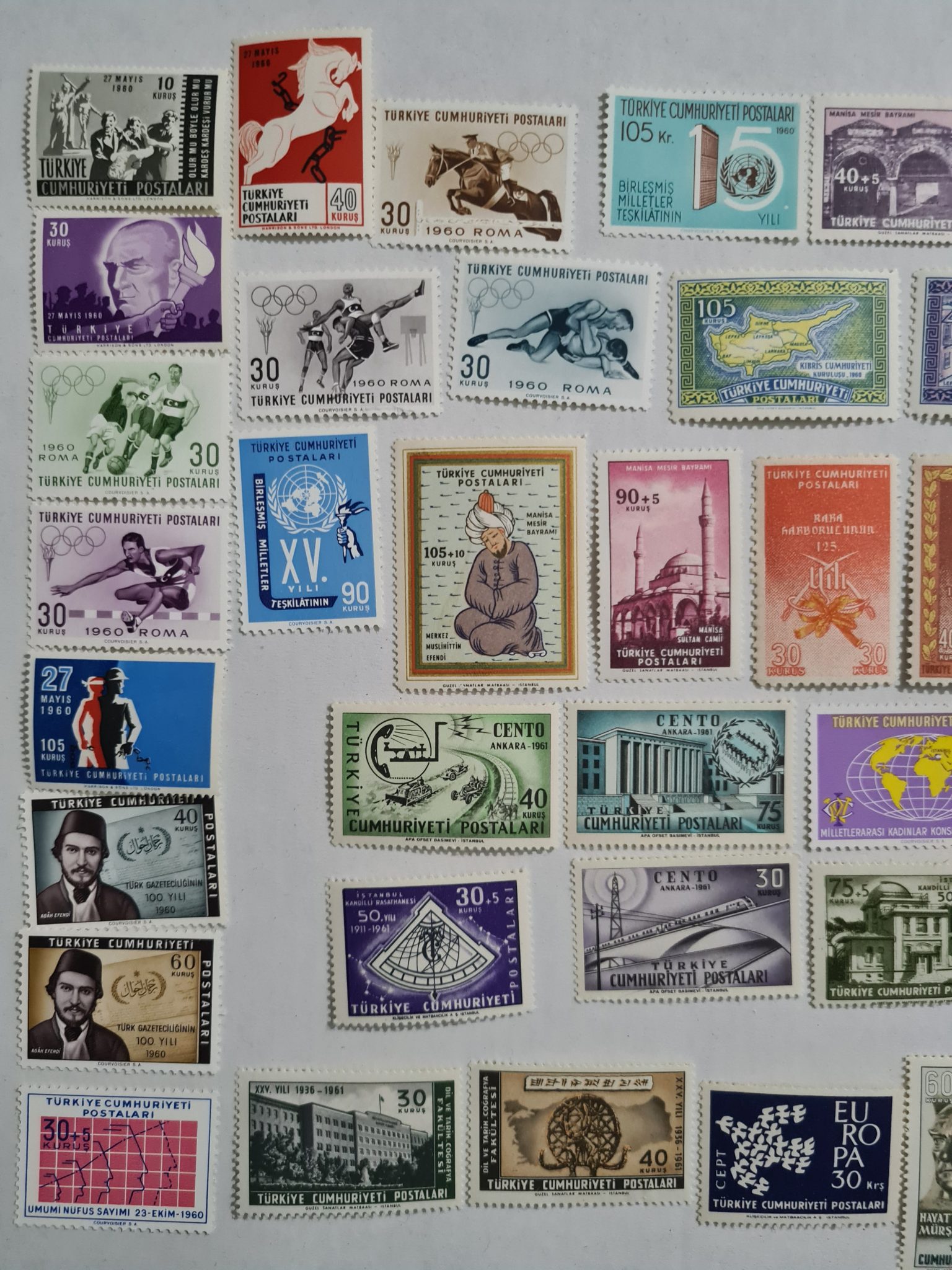 1960-yılı-cumhuriyet-pulları-tam-seri-3