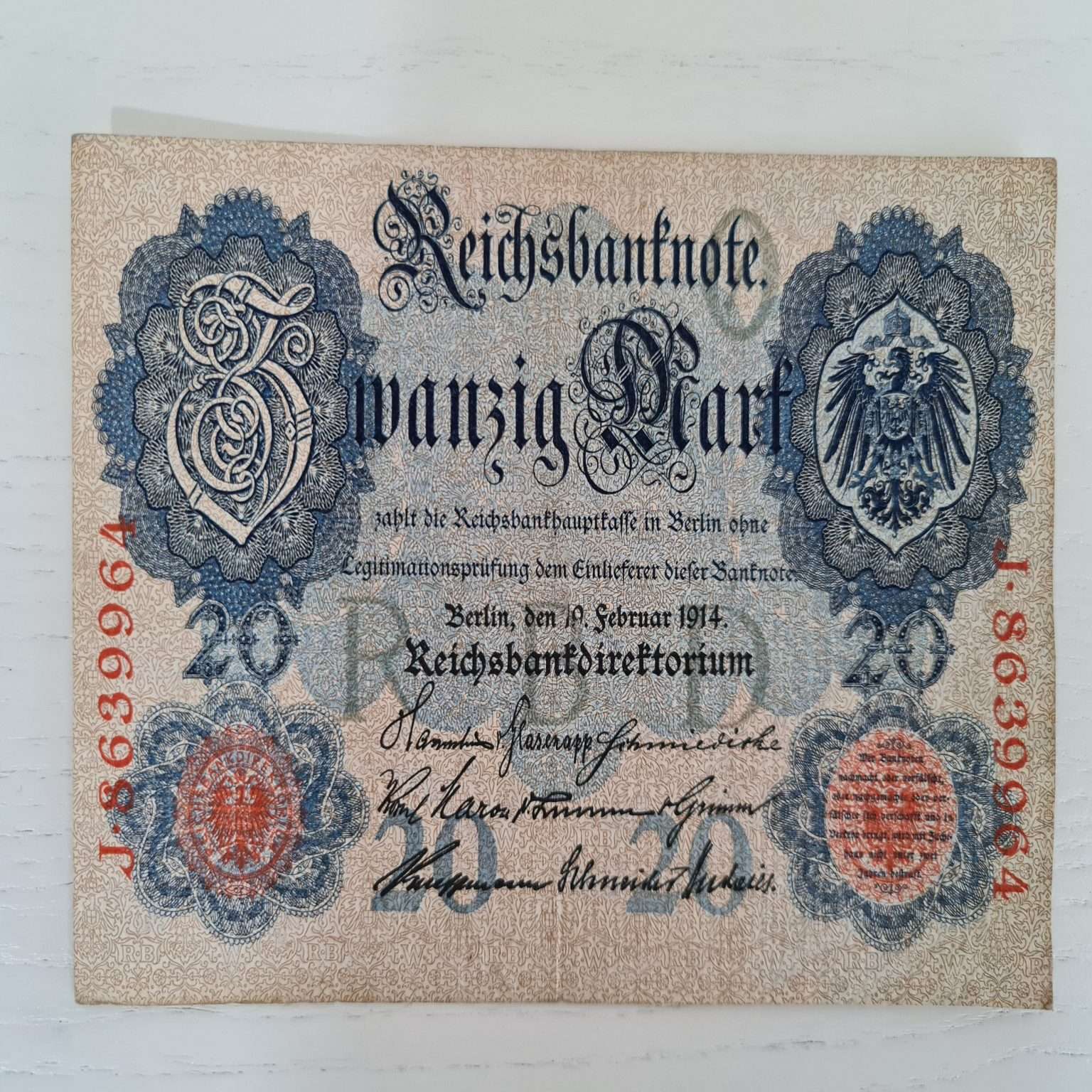 1914-ALMAN-MARKI-KAĞIT-PARA-1