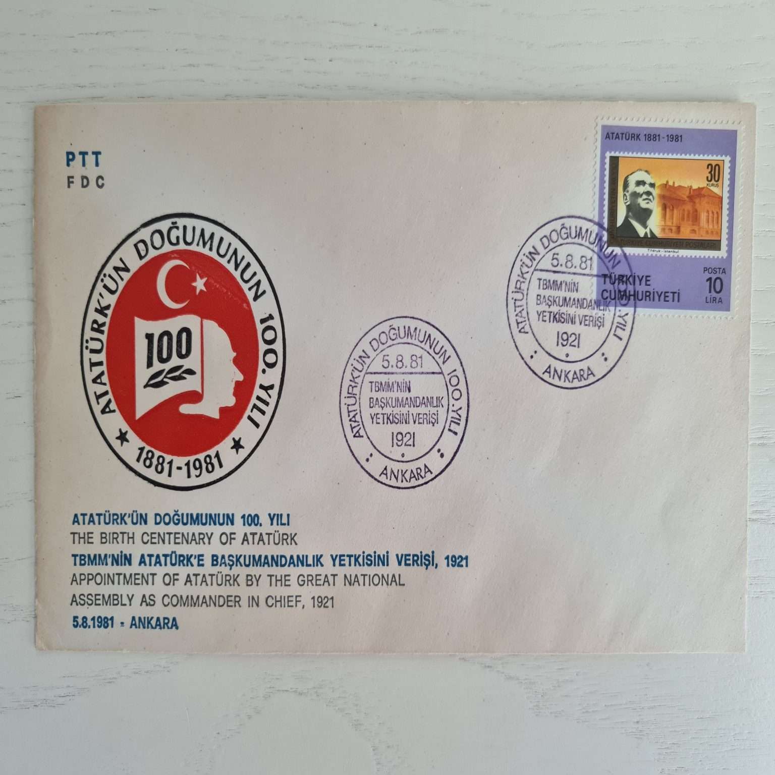 atatürk-100-yıl-ilk-gün-zarfı