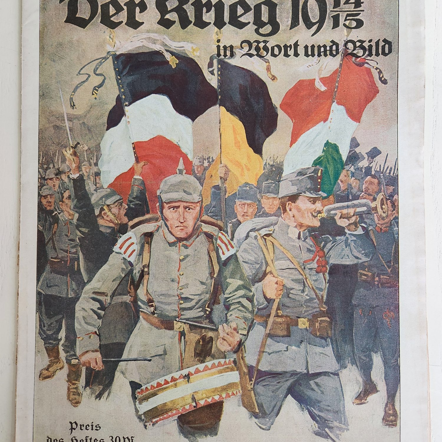Der Krieg 1914 Tarihli Resimli Dünya Savaşı Tarihi Dergisi
