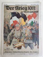 Der Krieg 1914 Tarihli Resimli Dünya Savaşı Tarihi Dergisi