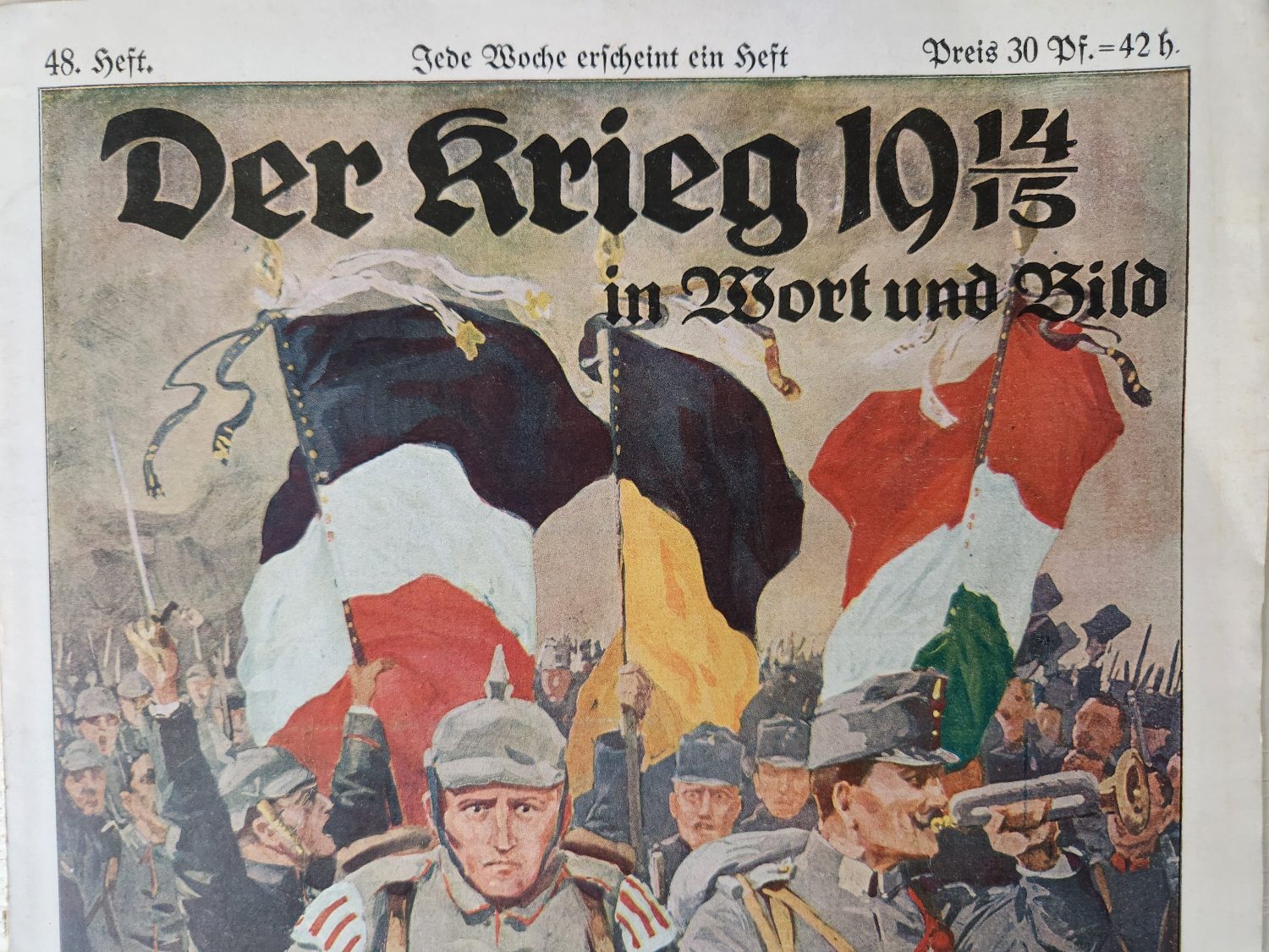 Der Krieg 1914 Tarihli Resimli Dünya Savaşı Tarihi Dergisi - Görsel 3