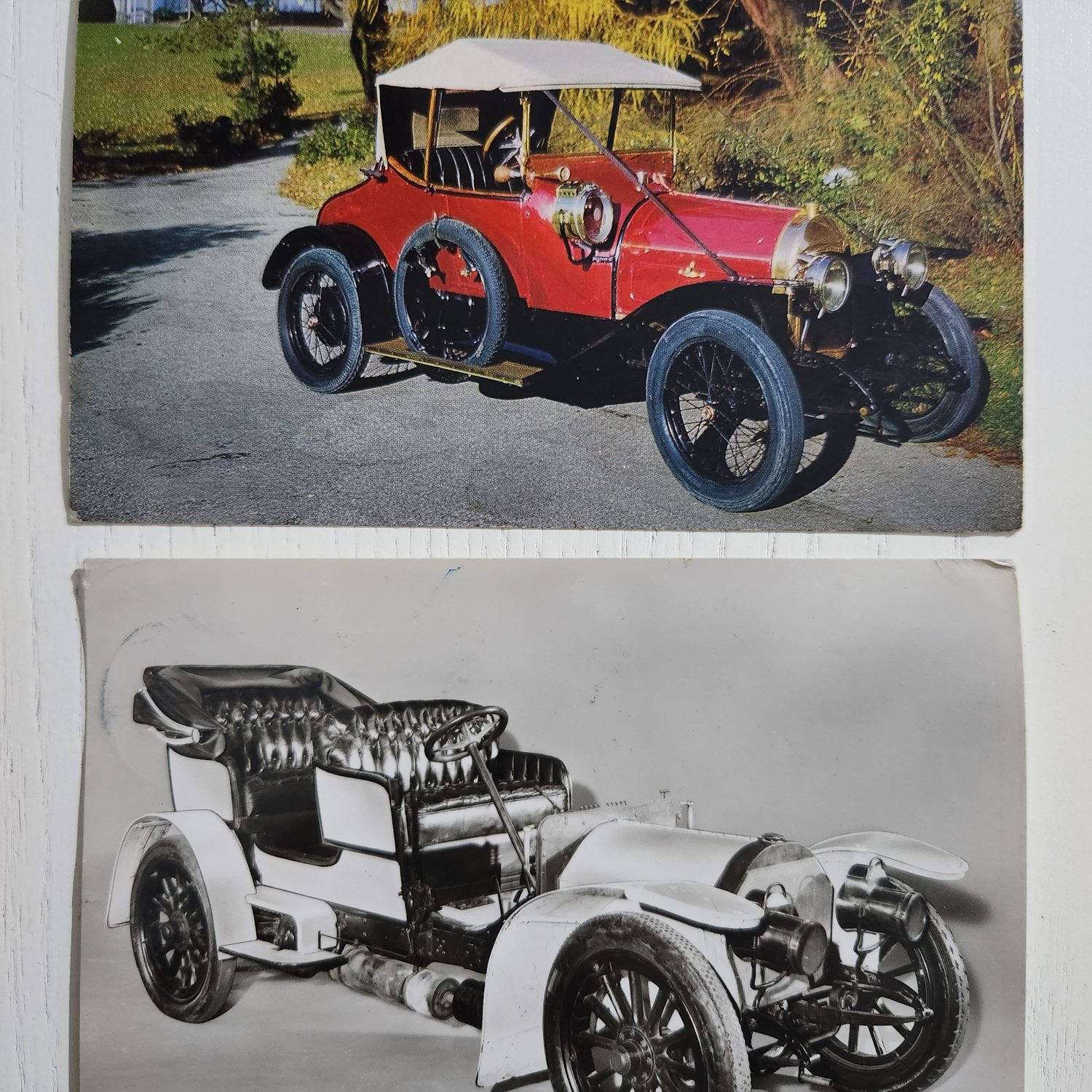 1920lere Ait Klasik Otomobil Kartpostal
