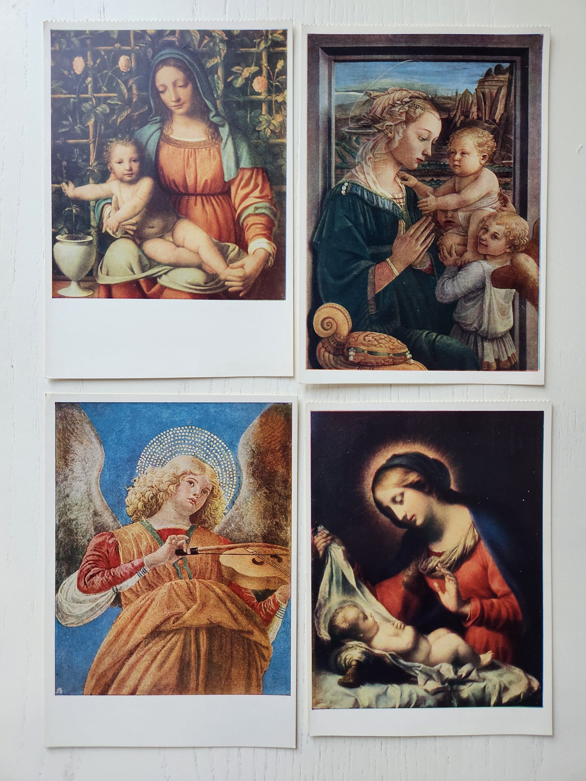 1000007695-scaled.jpg 4 Adet Yabancı Dini Kartpostal Avrupa 10x15cm boyutunda dönemine ait - Görsel 1
