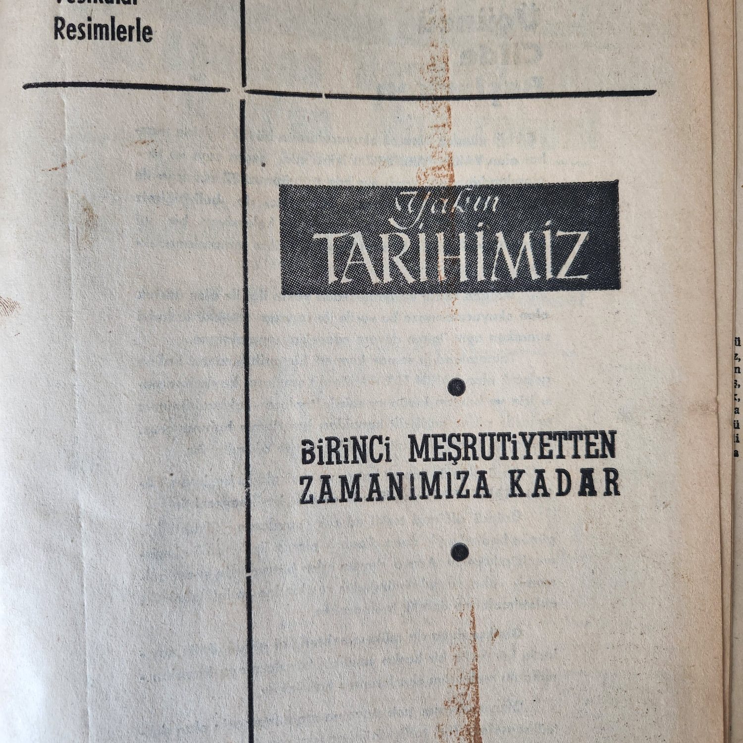 Ciltli Yakın Tarihimiz Dergisi 800 Sayfa