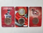 3lü Hatıra 1 Lira ve 5 Lira Para Kiti Seti 29 Ekim 15 Temmuz 2023 1 Lira