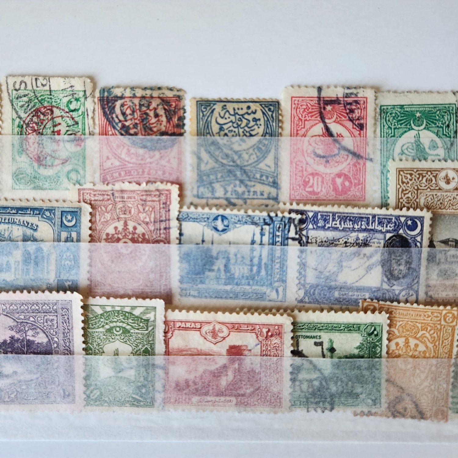 18 Adet Osmanlı Pulları Koleksiyon