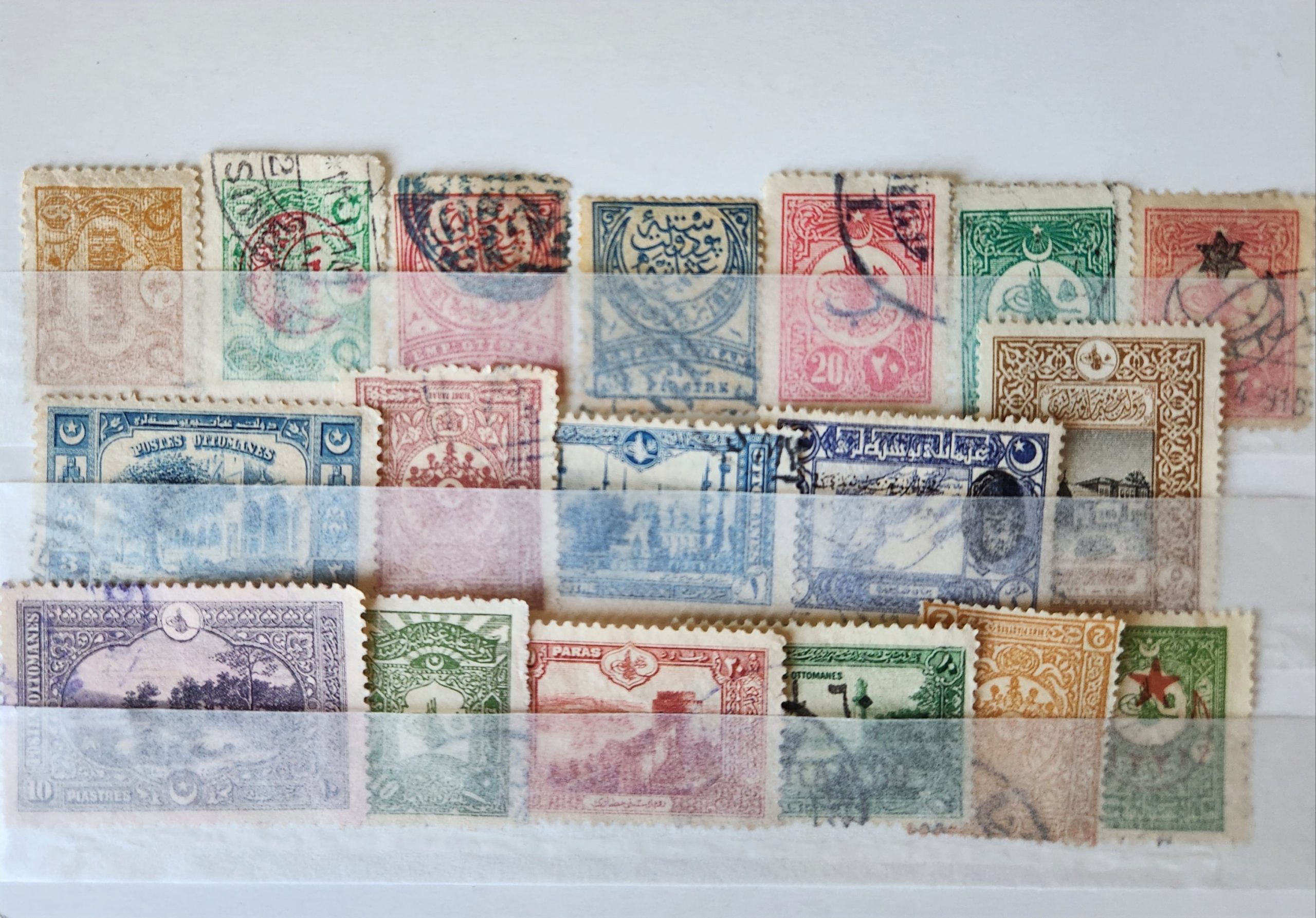 1000009225-scaled.jpg 18 Adet Osmanlı Pulları Koleksiyon - Görsel 1