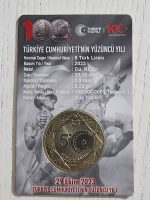29 Ekim Madeni 5 Lira Kutusunda Çil Hatıra Para - Görsel 2