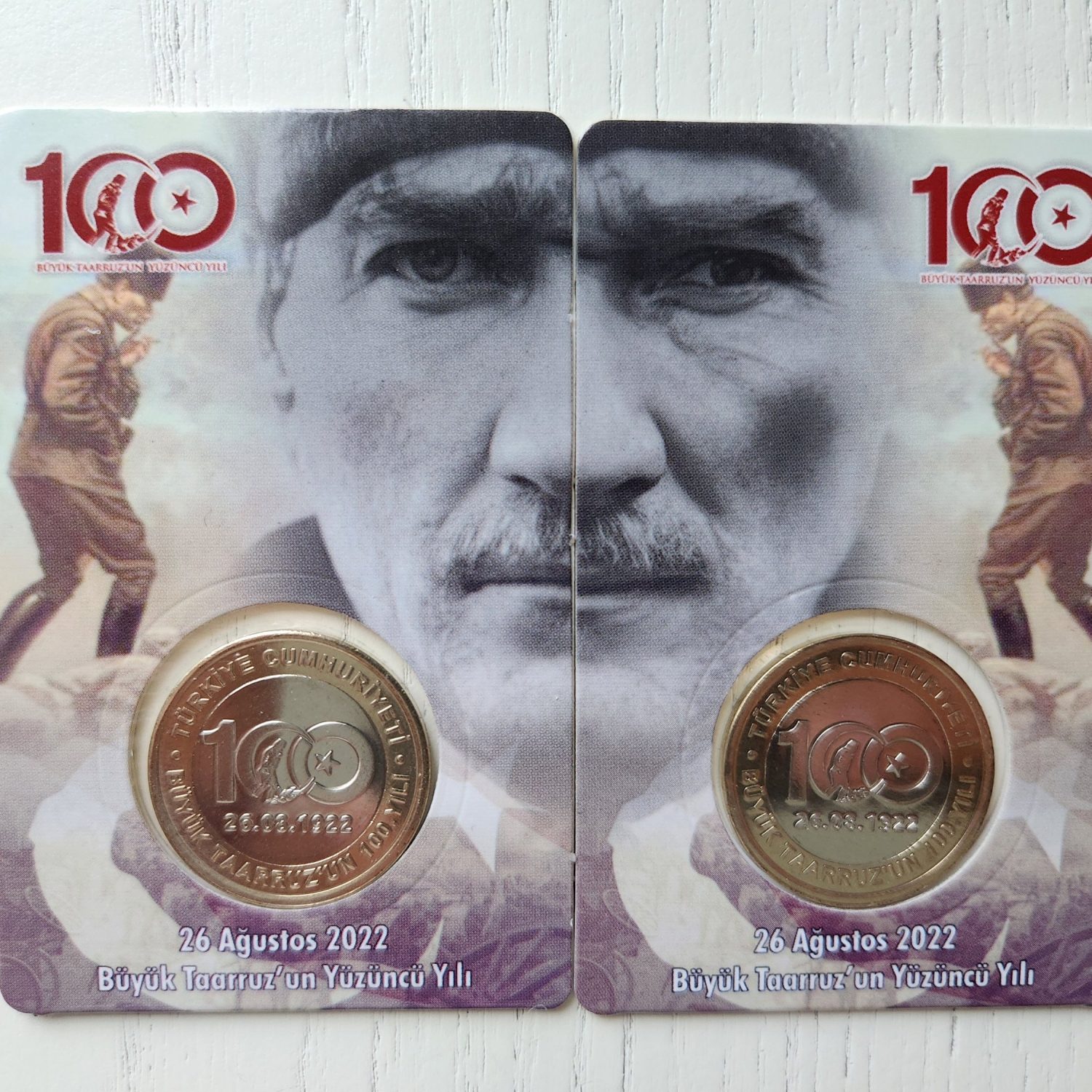 Büyük Taarruz Hatıra Atatürk Görselli