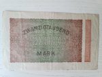 Almanya berlin banknot büyük boy 9x13 - Görsel 2