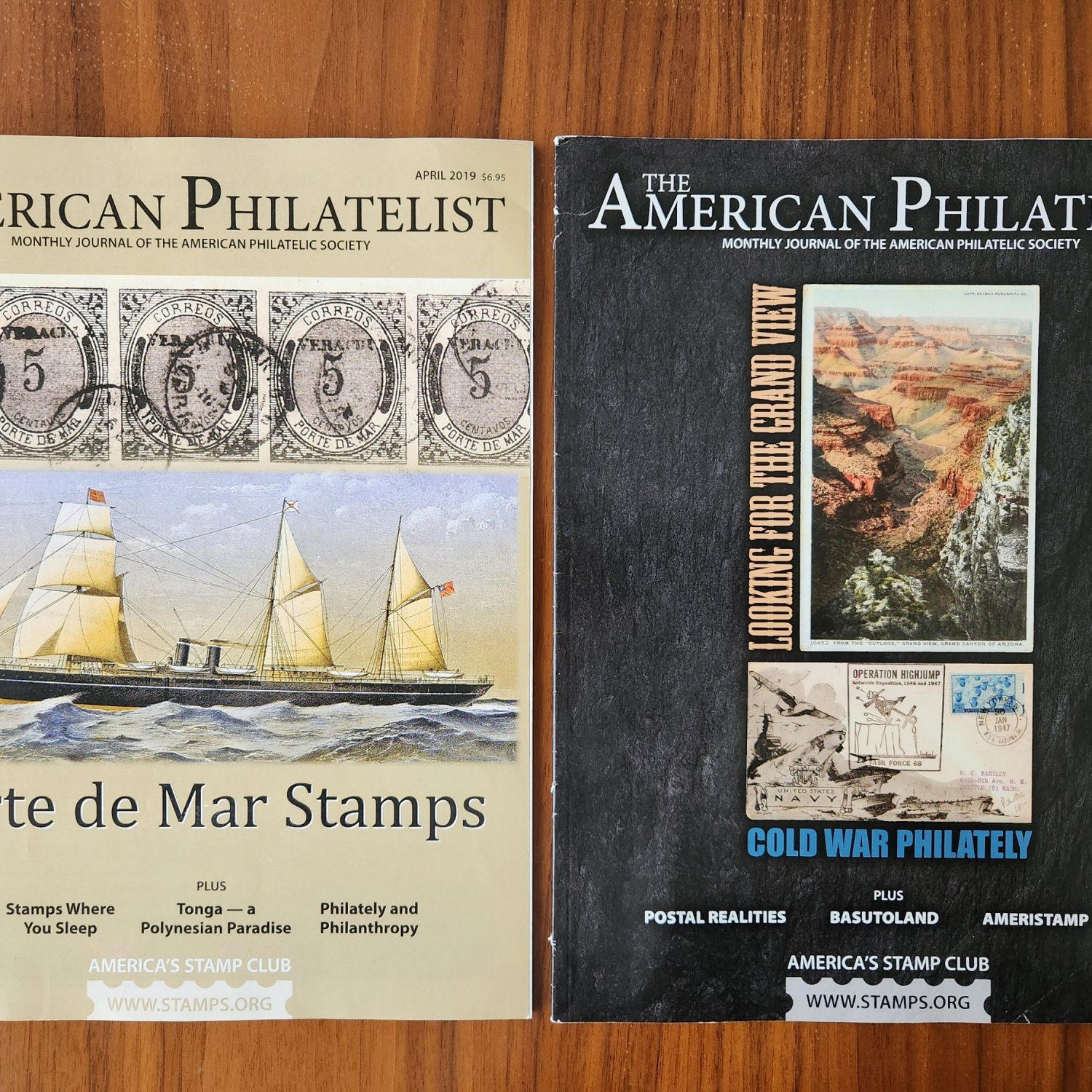 Amerikan Filateli Dergisi 2 Adet Pul Dergisi