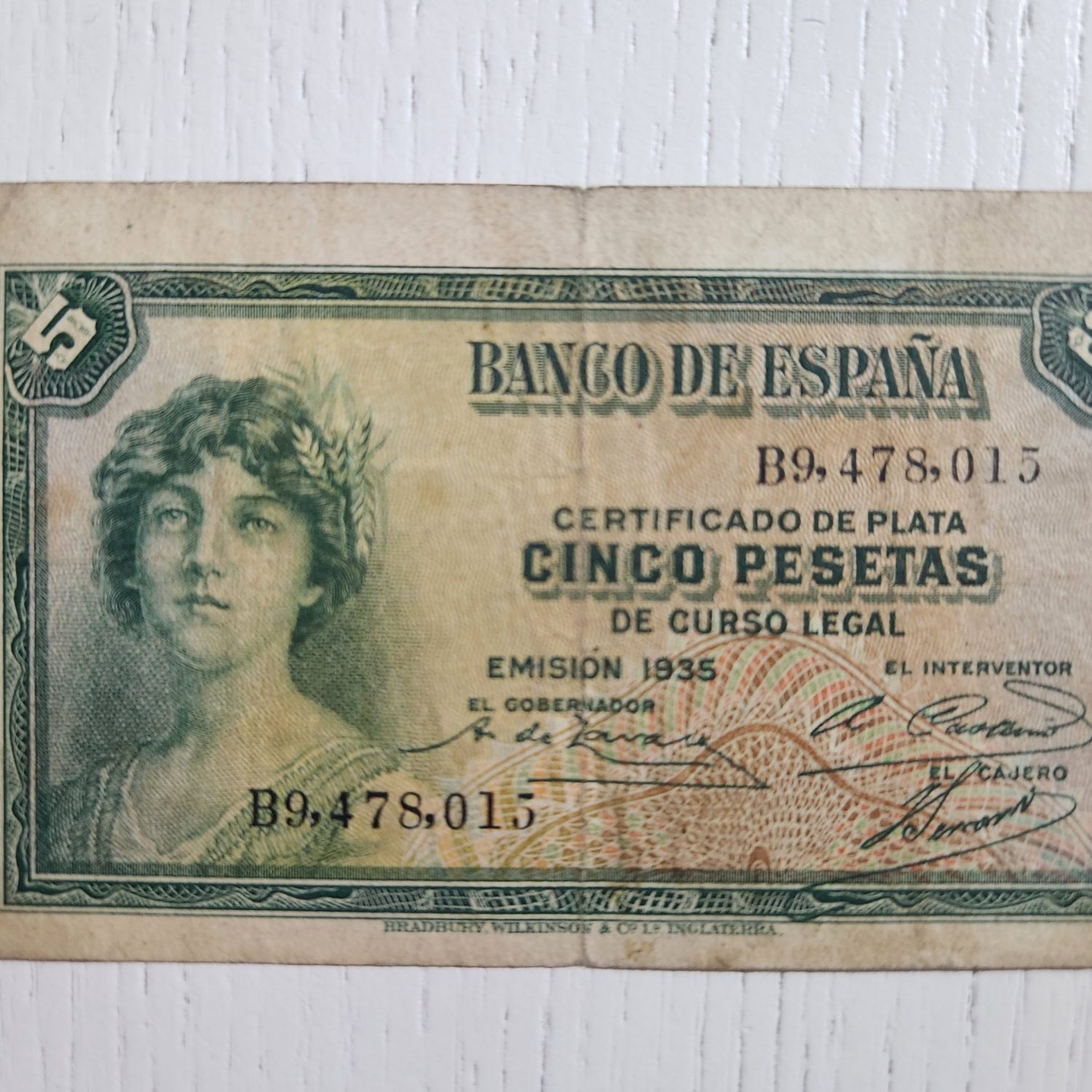 1935 Tarihli İspanya Pesetas Nadir Para