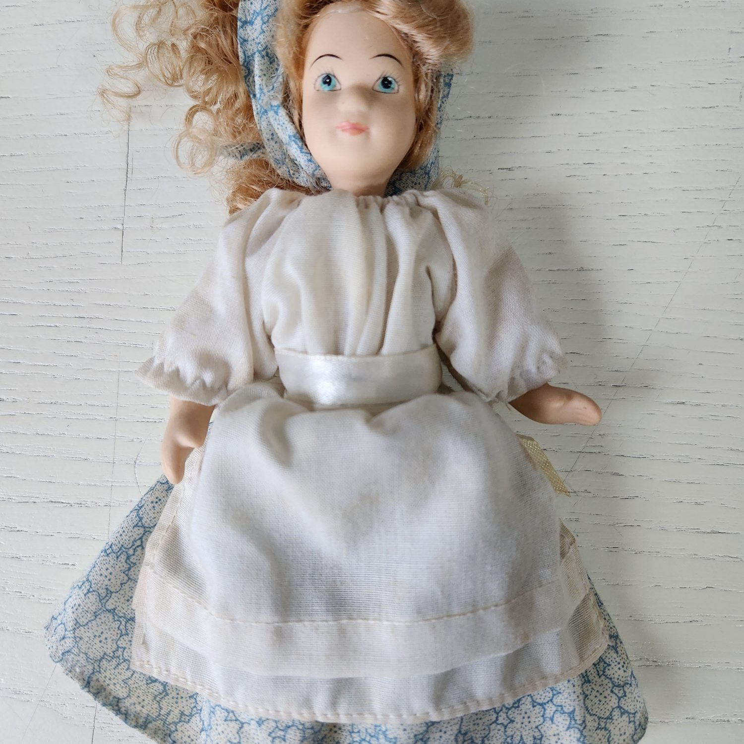 16cm İthal Komple Porselen Bebek Antika Hediyelik