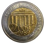 3cm Çap Almanya Berlin Duvarının Yıkılışı 20.yıl hatıra madalya - Görsel 2