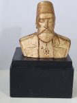 Sultan Abdülhamid Han Ahşap Büst 14cm