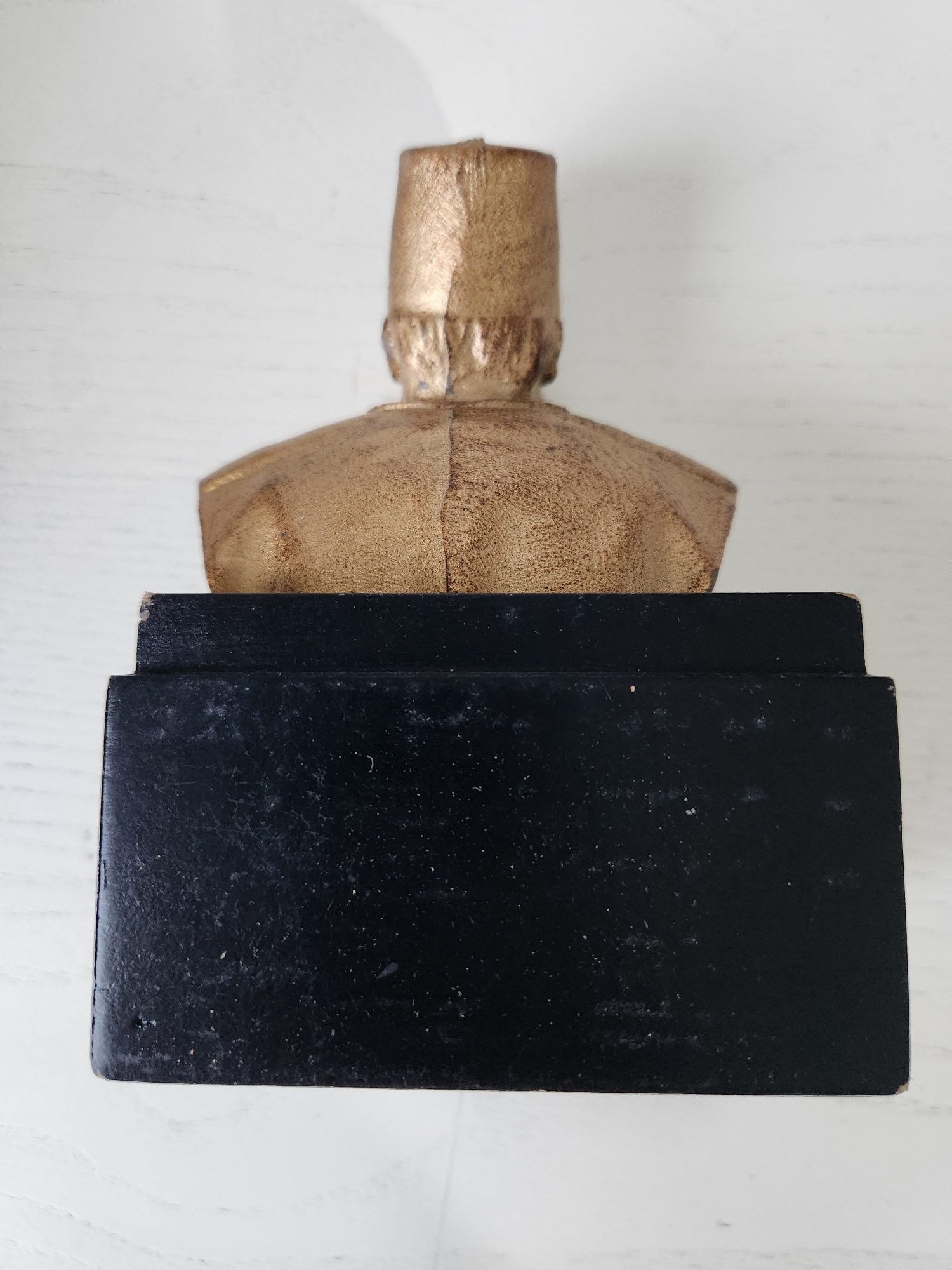 Sultan Abdülhamid Han Ahşap Büst 14cm - Görsel 3