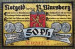 Alman Notegeld 1920 Tarihli Güzel Görsel Nadir