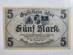 1918 Alman 5 Mark Temiz Orijinal dönemine ait - Görsel 2