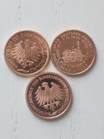3 Adet Alman 2cm Çap Madalya 1980ler