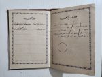 Osmanlıca 1930 Tarihli Evlenme Cüzdanı - Görsel 3