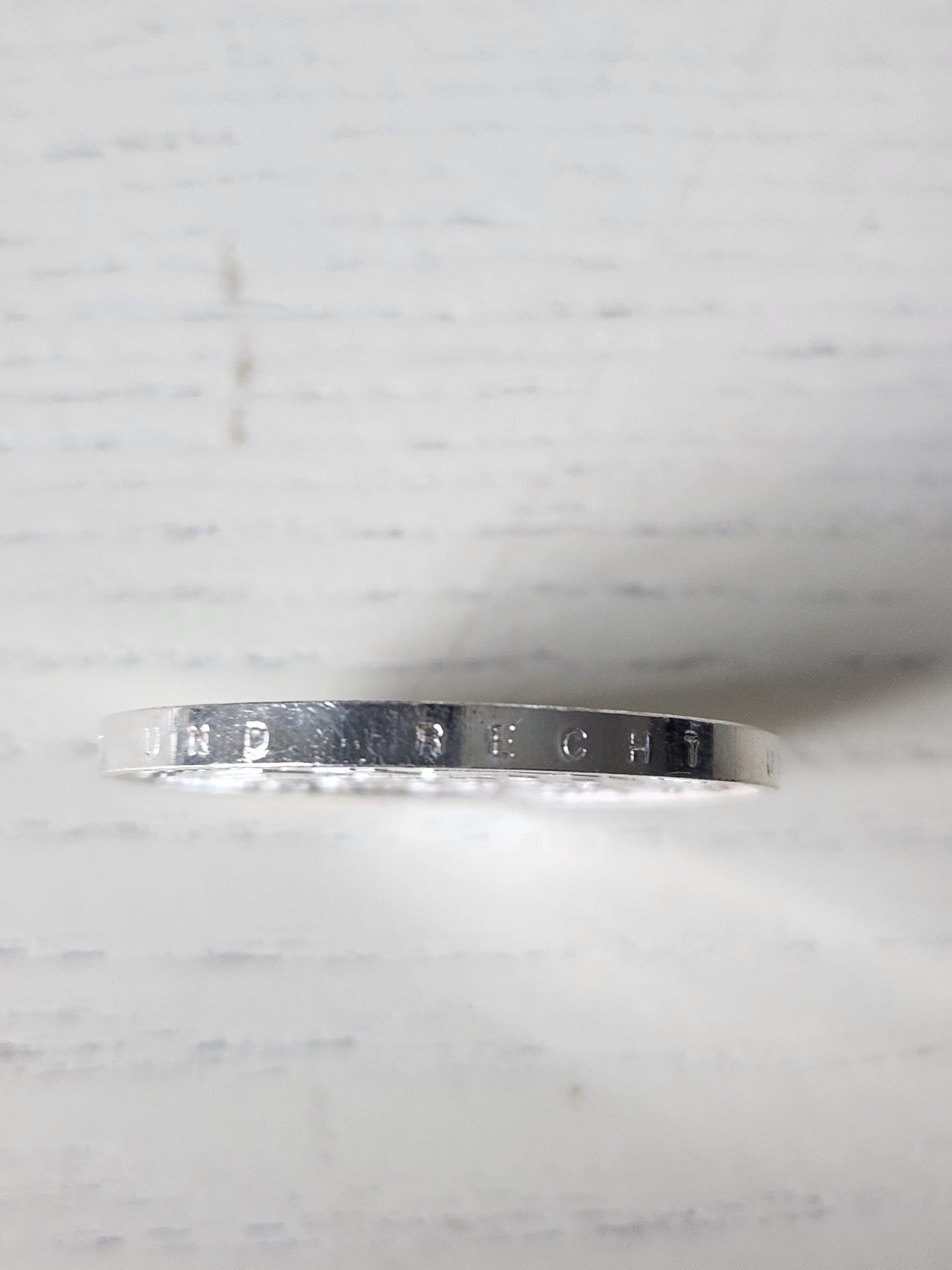 Alman Nadir Hatıra Madalyon 3.5 cm Çap Gümüş - Görsel 3