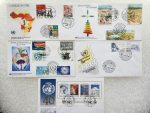 5 Adet Zarf Pullu Birleşmiş Milletler FDC