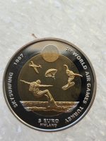 1997 Finlandiya Türk Hava Oyunları Hatıra Madalyon 4cm Çap