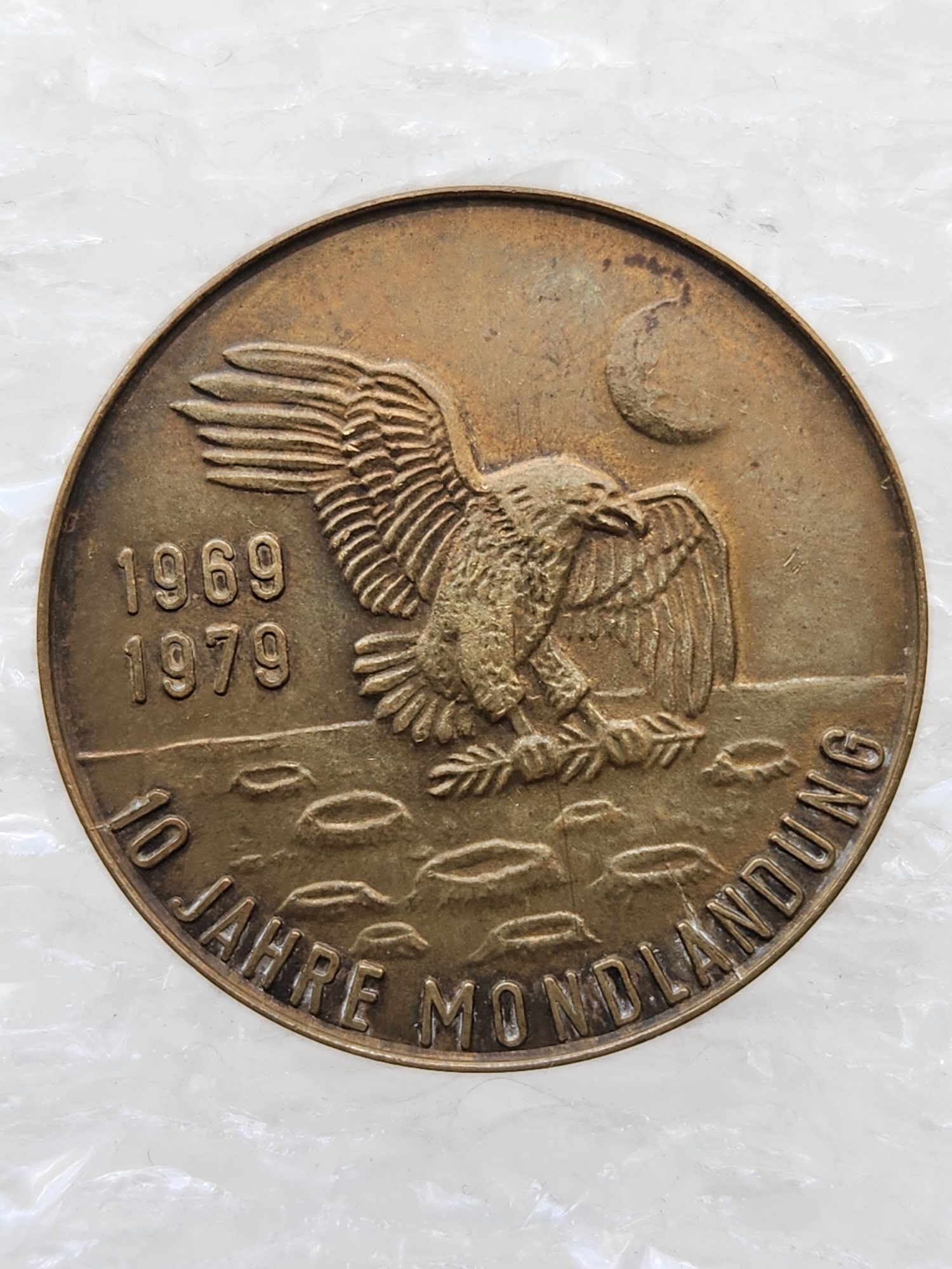 Apollo 11 Hatıra 3cm Madalya Nadir 1969 - Görsel 2