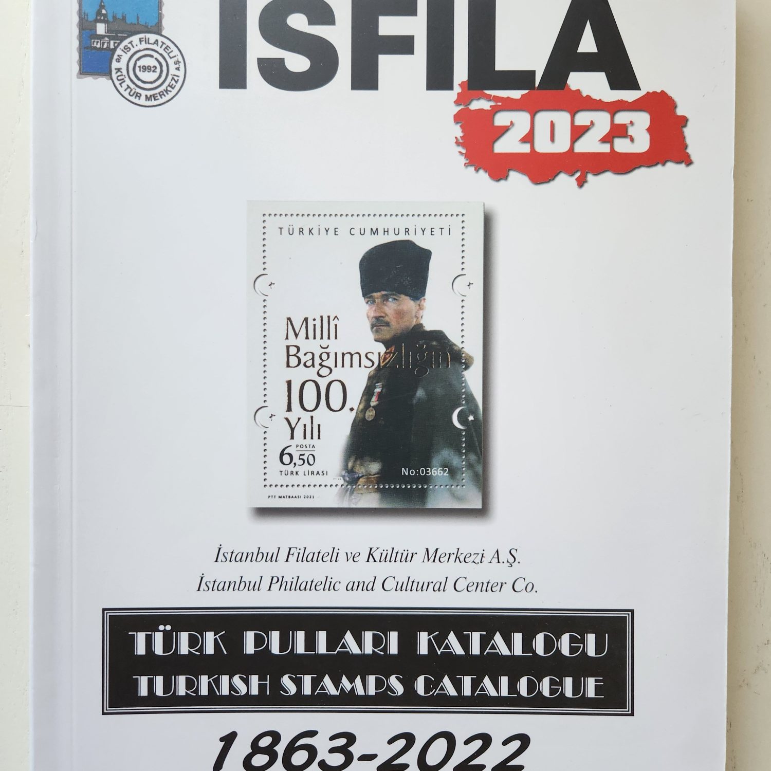 İsfila 2023 Türk Pulları Kataloğu. Sıfır durumda