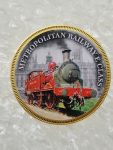 Alman Demiryolu Serisi Metropolitan Railway Altın kaplama bakır hatıra madalya