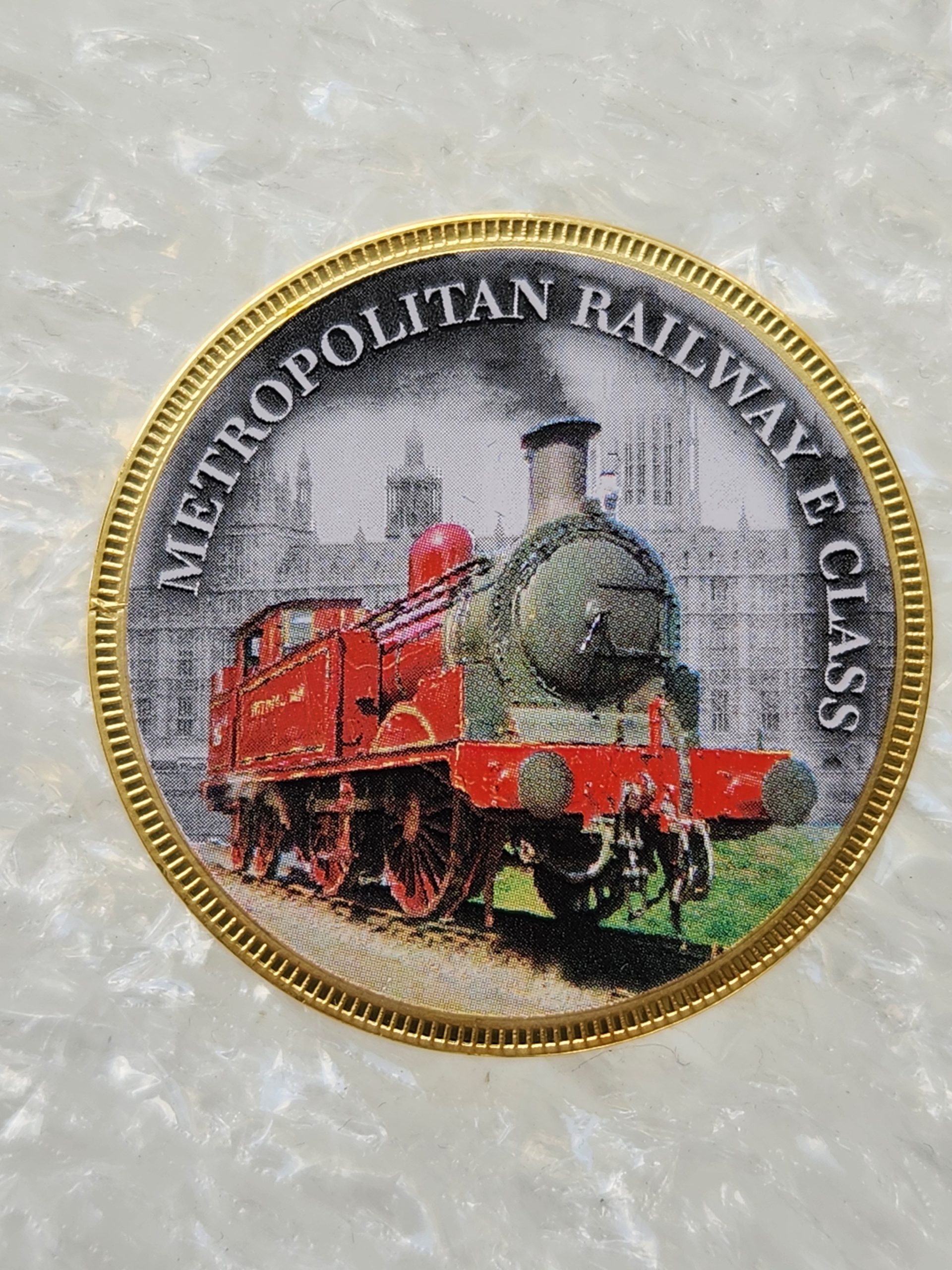 1000023870-scaled.jpg Alman Demiryolu Serisi Metropolitan Railway Altın kaplama bakır hatıra madalya - Görsel 1
