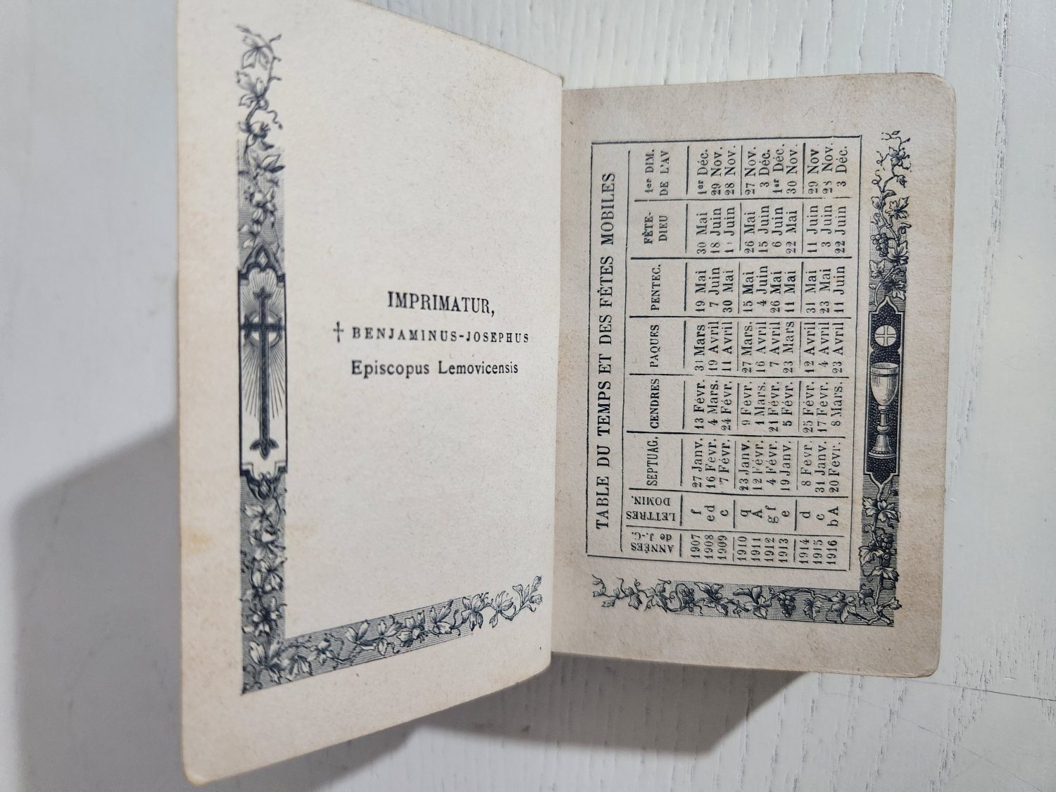 1907 Tarihli Fransızca Dini Kitap 416 sayfa - Görsel 3