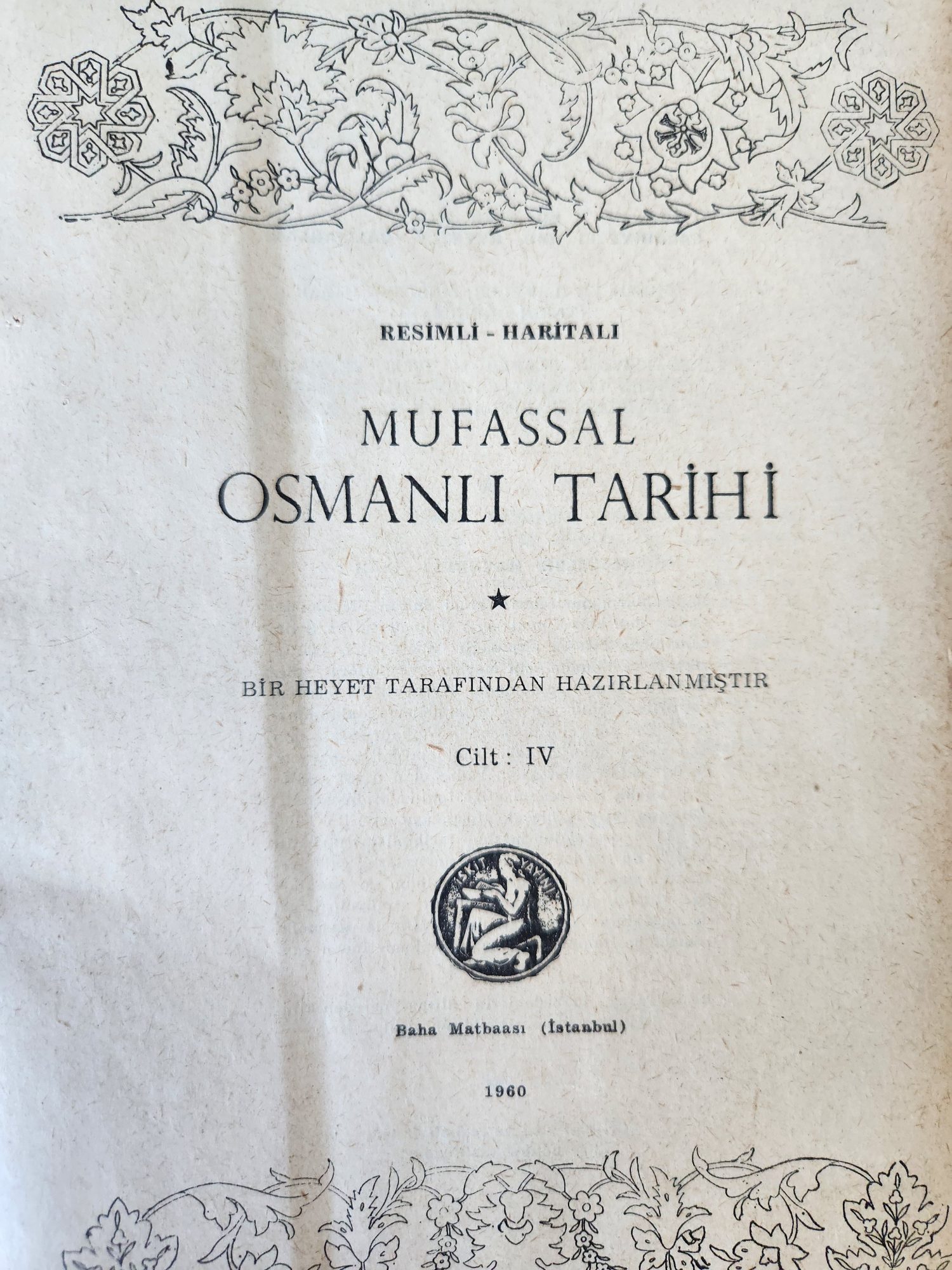 Mufassal Osmanlı Tarihi 1960 Baskı 4 Cilt - Görsel 2