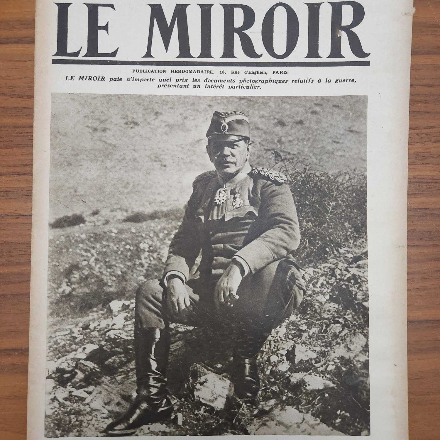 Le Miroir 1916 Tarih Dergisi Toplam 16 sayfa