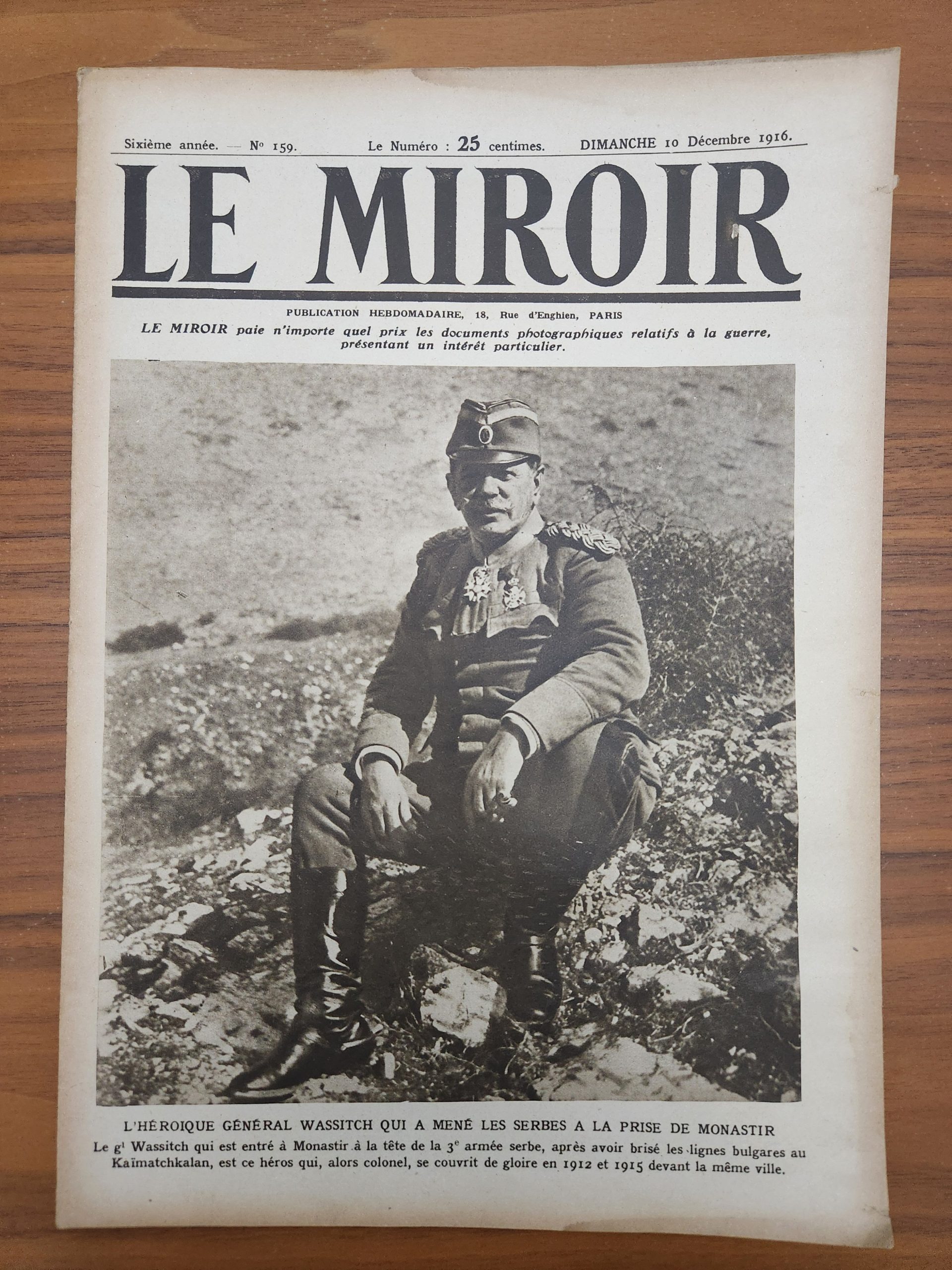 1000031108-scaled.jpg Le Miroir 1916 Tarih Dergisi Toplam 16 sayfa - Görsel 1