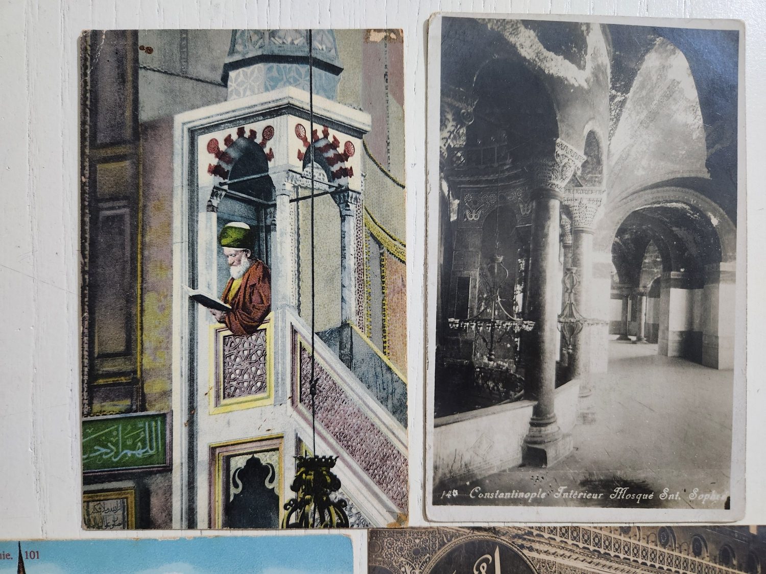 5 Adet Osmanlıca İstanbul Camileri Orijinal Osmanlı dönemine ait Osmanlıca - Görsel 6