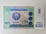 1997 Özbekistan 200 som çil eski yabancı kağıt para