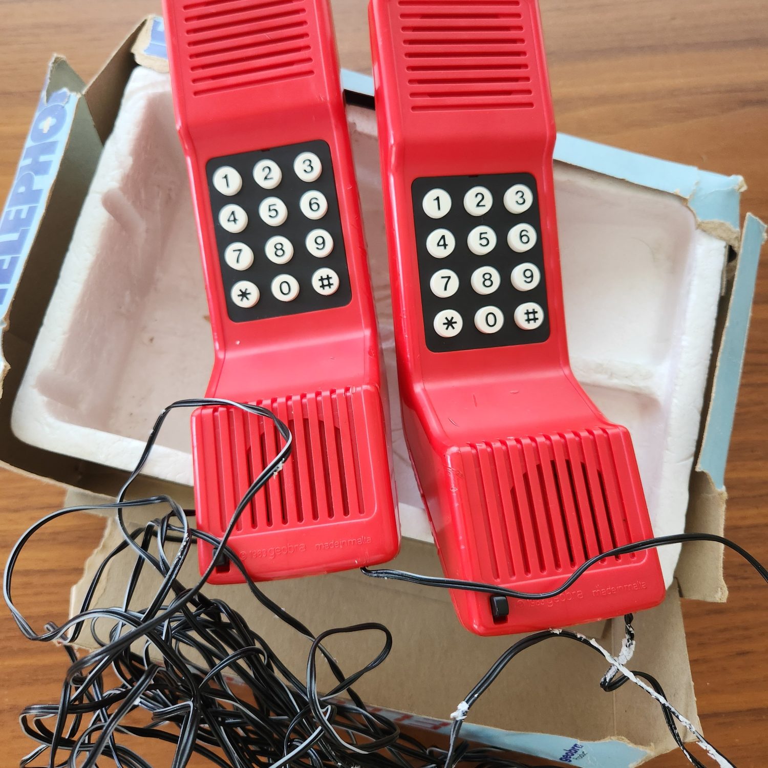 10 Metre Kablolu Antika Telefon