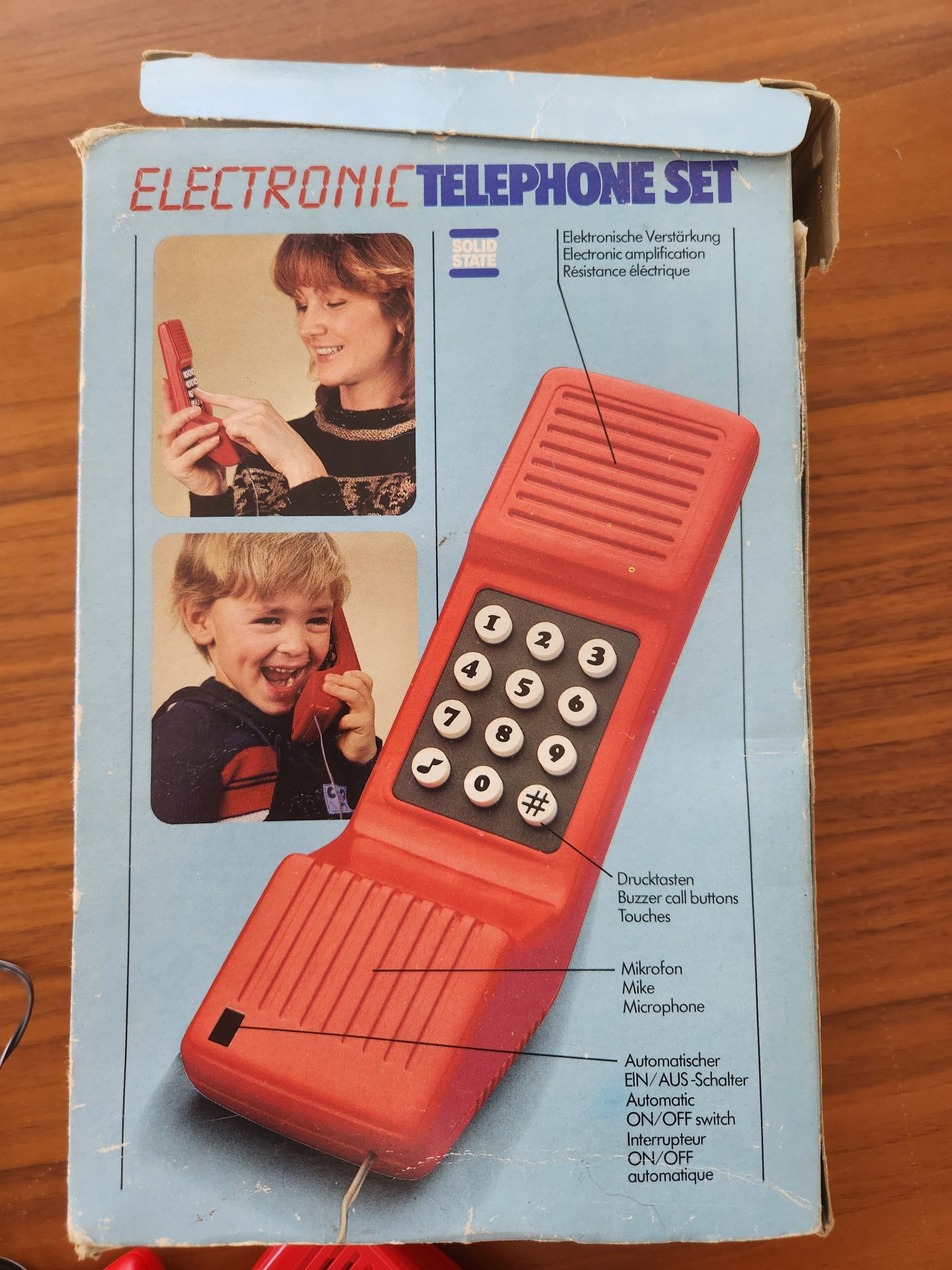 10 Metre Kablolu Antika Telefon - Görsel 5
