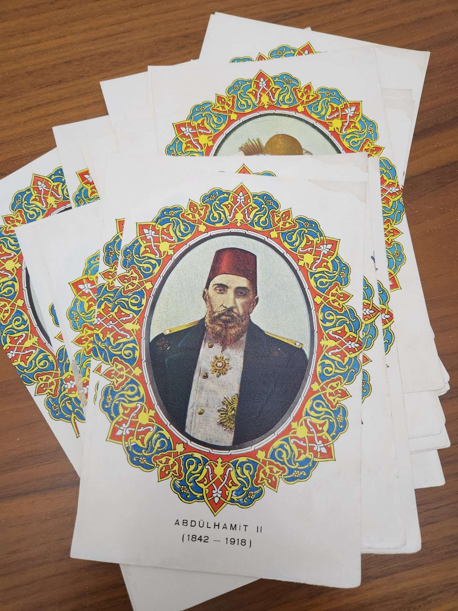 Osmanlı Padişahları Tam Set Efemera - Görsel 2