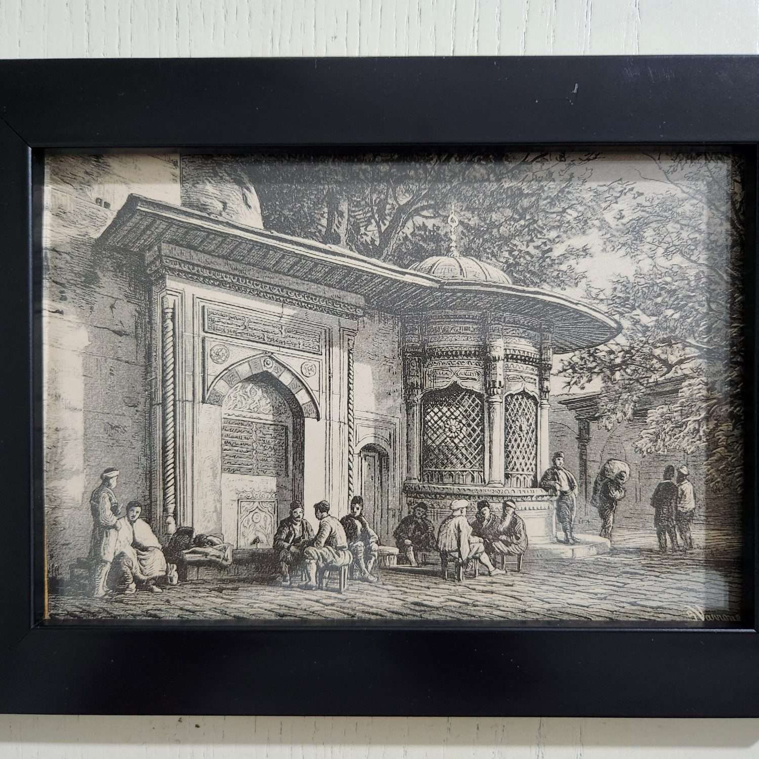Gravür Resim Tablo 15x20cm Boyutunda