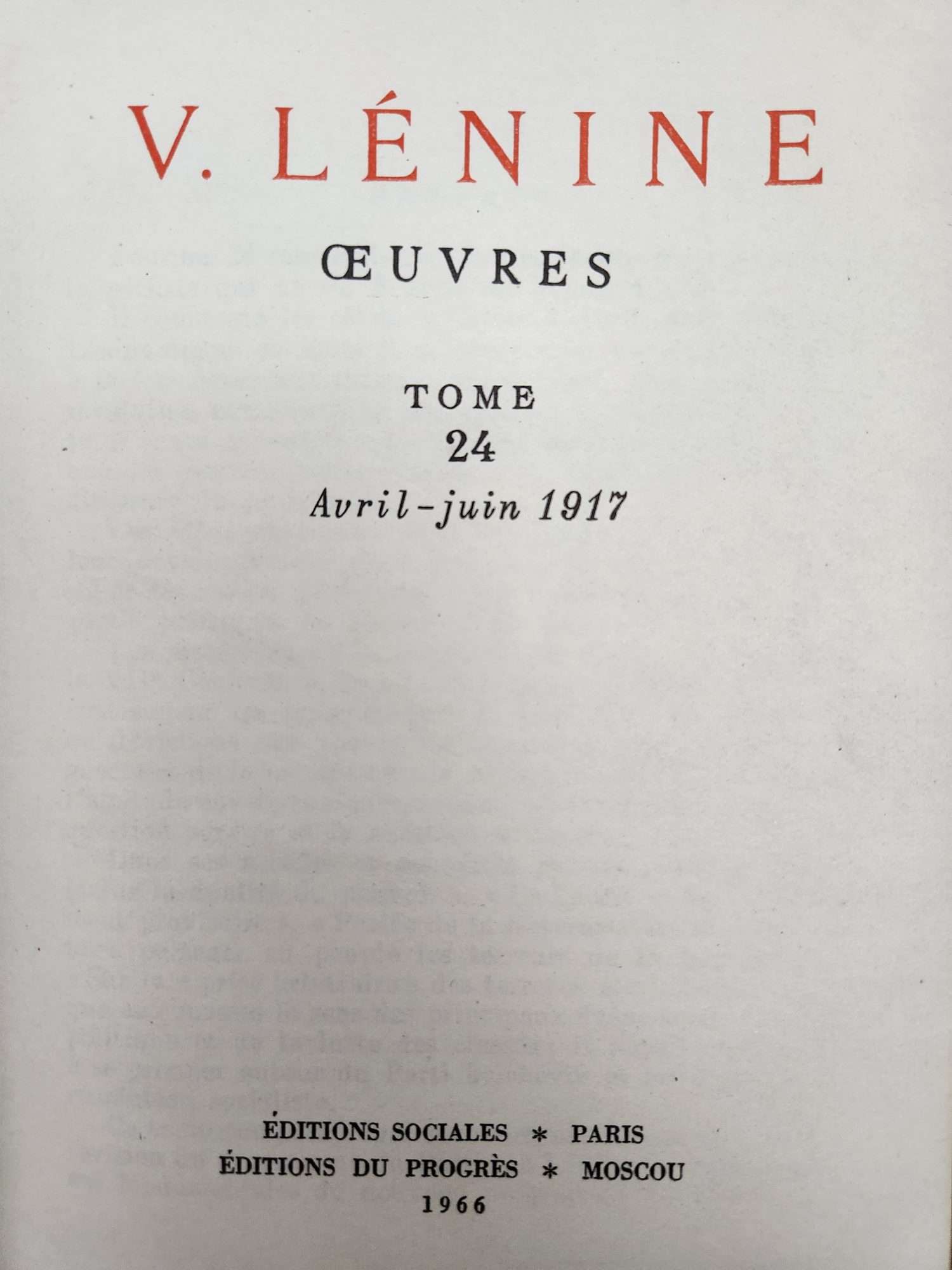 650 Sayfa Lenin Kitap Fransızca Yabancı - Görsel 5