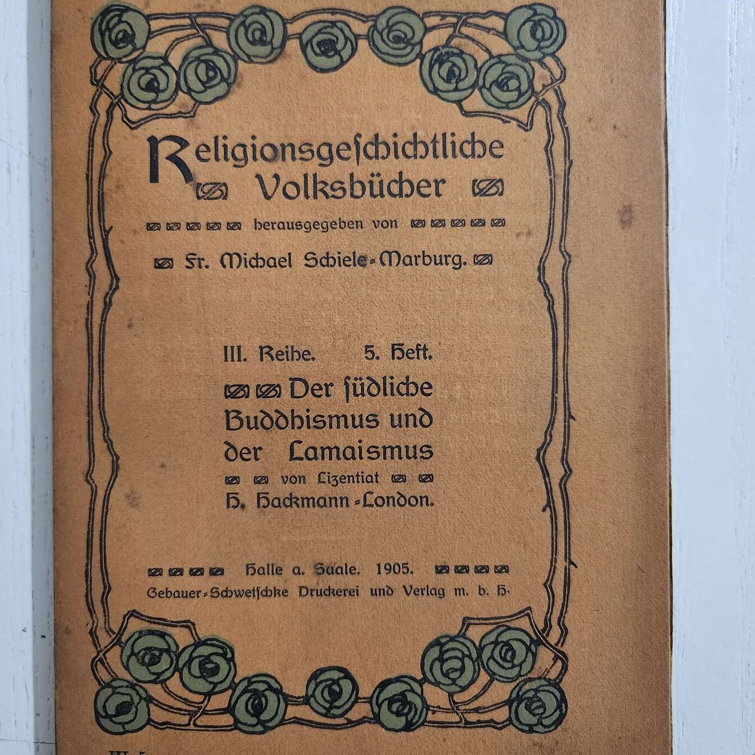 1905 Tarihli Alman Dini Kitap Nadir