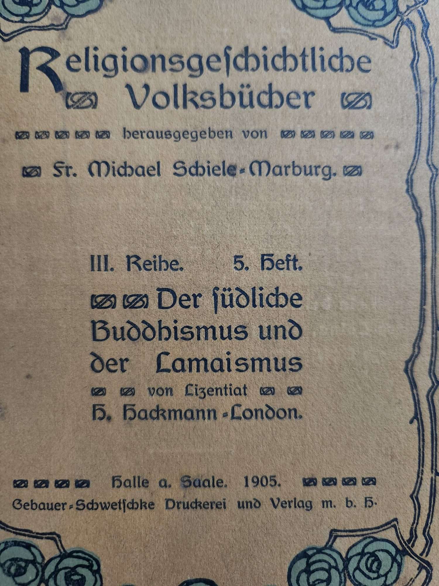 1905 Tarihli Alman Dini Kitap Nadir - Görsel 4