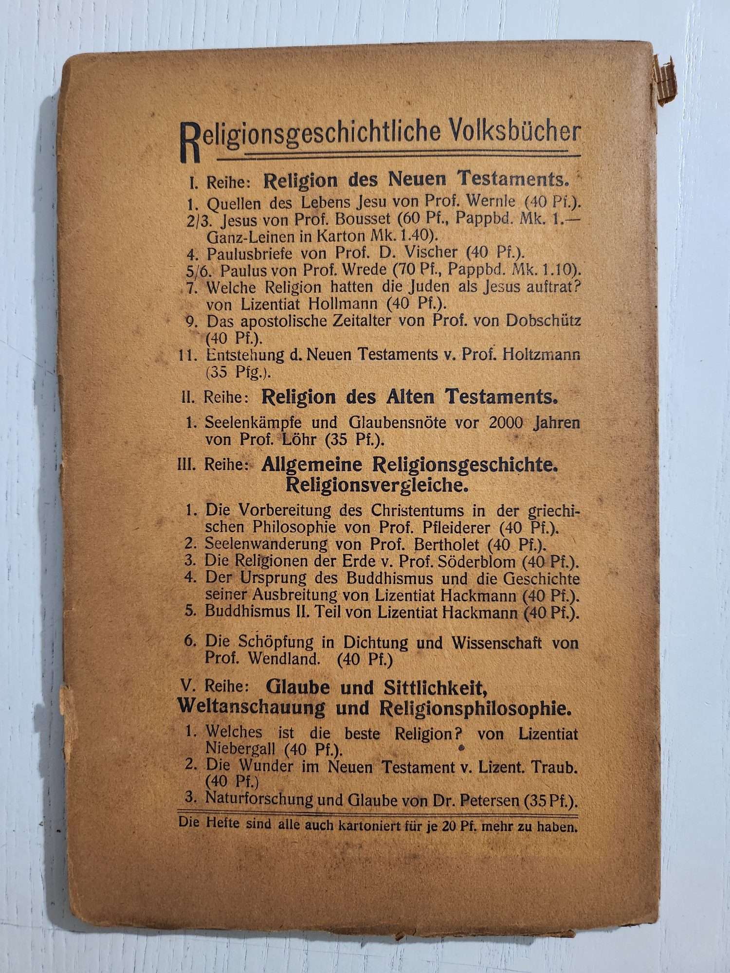 1905 Tarihli Alman Dini Kitap Nadir - Görsel 3