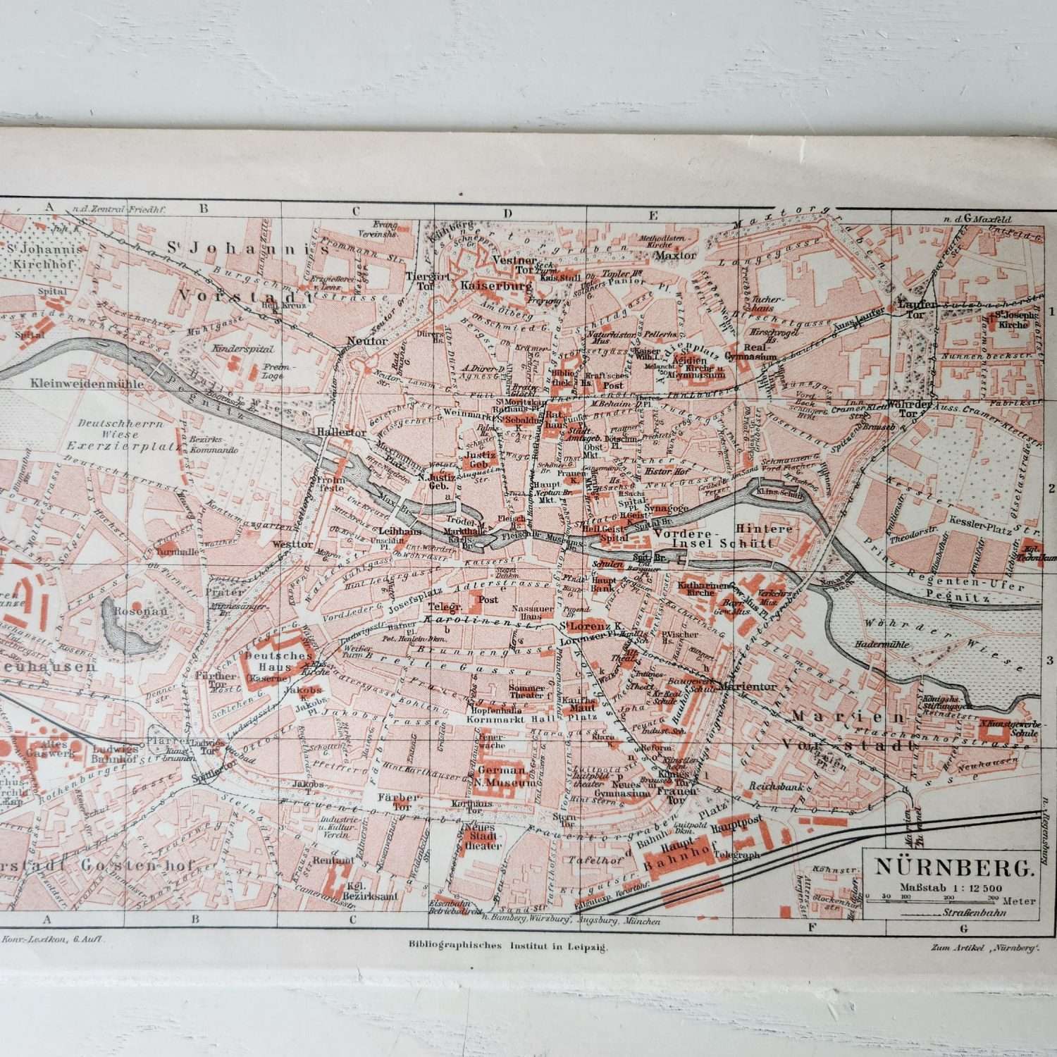 Nürnberg 1912 Tarihli Şehir Planı